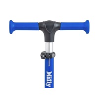 Trojkolesová balančná kolobežka-scooter so sedadlom FUZZY pre deti blue