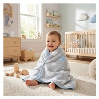 Detská deka New Baby 80x90 heart blue