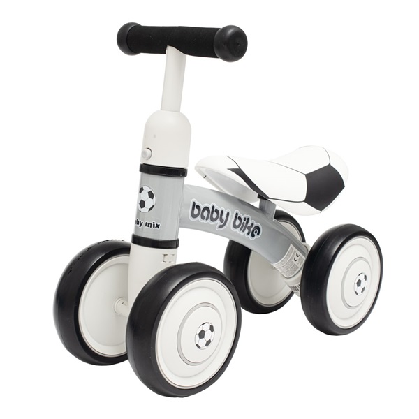 Detské odrážadlo Baby Mix Baby Bike Čierna biela football (Zánovný)