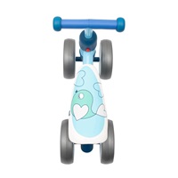 Detské odrážadlo Baby Mix Baby Bike Čierna biela football (Zánovný)