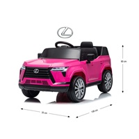 Elektrické autíčko Milly Mally Lexus GX550 pink
