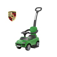Detské odrážadlo s vodiacou tyčou Milly Mally Porsche Cayenne green