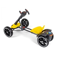 Elektrická motokára  s diaľkovým ovládaním a LED efektmi GOKART BOLT Milly Mally yellow