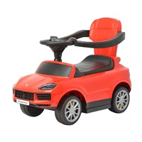 Detské odrážadlo s vodiacou tyčou Milly Mally Porsche Cayenne red
