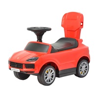 Detské odrážadlo s vodiacou tyčou Milly Mally Porsche Cayenne red