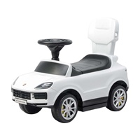 Detské odrážadlo s vodiacou tyčou Milly Mally Porsche Cayenne white