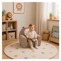 Detské manšestrové kreslo New Baby Lev