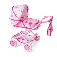 Detský kočík pre bábiky 2v1 New Baby Monika Flowers
