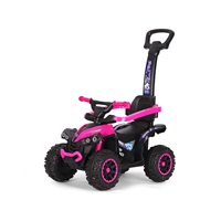 Detské odrážadlo s vodiacou tyčou Milly Mally Wild 3v1 pink