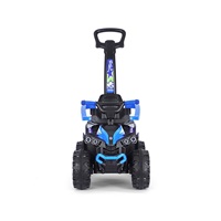 Detské odrážadlo s vodiacou tyčou Milly Mally Wild 3v1 blue