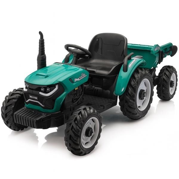 Detský elektrický traktor HUGE Baby Mix zelený (Poškodený obal)