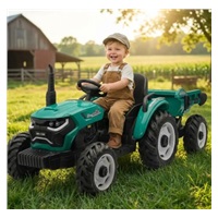 Detský elektrický traktor HUGE Baby Mix zelený (Poškodený obal)