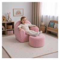 Detská taburetka New Baby Teddy pink