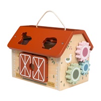 Drevený farmársky domček Montessori Baby Mix