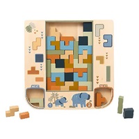 Drevené 3D puzzle Tetris Baby Mix