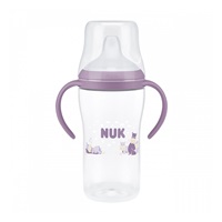Kojenecká fľaša NUK Perfect Match na učenie Hippo 260 ml