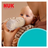 Kojenecká fľaša NUK Perfect Match s kontrolou teploty Disney Minnie 260 ml red