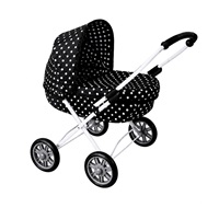 Detský kočík pre bábiky New Baby Anička black