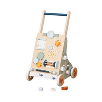 Detské Montessori drevené chodítko Baby Mix