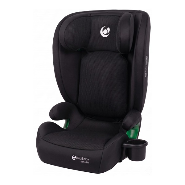 IslaBaby SafiroFix i-Size – autosedačka 100–150 cm, 15–36 kg s ISOFIX | Mesh Black