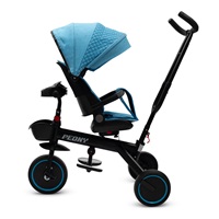 Detská trojkolka Baby Mix Peony EVA modrá (poškodený obal)