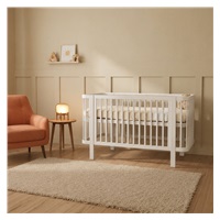 Detská oválna postieľka Klára New Baby biela