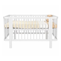 Detská oválna postieľka Klára New Baby biela