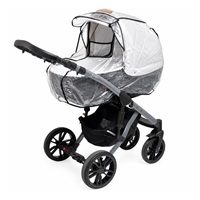 Nepremokavá fólia-pláštenka na hlboký kočík s otváracím okienkom New Baby Basic