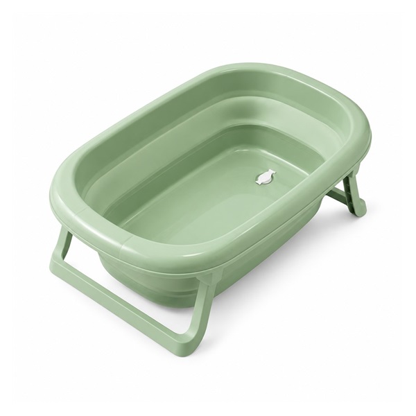 Skladacia plastová vanička Tega Baby light green