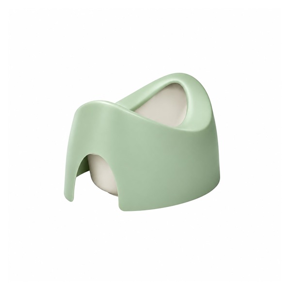 Detský obojstranný ergonomický nočník s výlevkou Teggi green